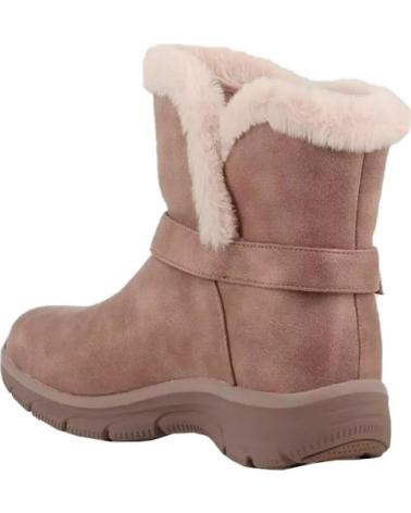 SKECHERS BOTAS PLANAS MUJER EASY GOING - DREAMERS LUXE TAUPE MARRÓN MARRóN