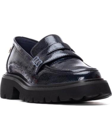 MOCASINES CHARMELA 162551 DE CHAROL PARA MUJER NAVY NAVY