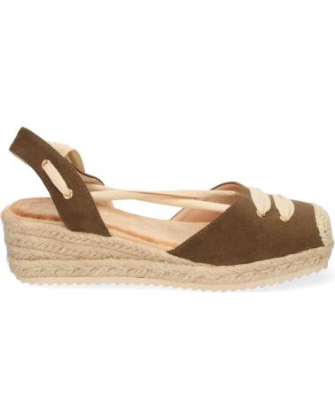 SANDALIAS DE CUÑA BAJA PUNTOSALAO MUJER VARIOS COLORES