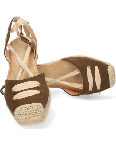 SANDALIAS DE CUÑA BAJA PUNTOSALAO MUJER VARIOS COLORES