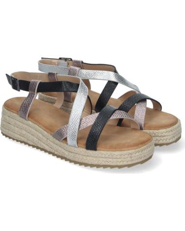 SANDALIAS DE PLATAFORMA PUNTOSALAO CON TIRAS DE YUTE VARIOS COLORES