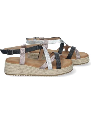 SANDALIAS DE PLATAFORMA PUNTOSALAO CON TIRAS DE YUTE VARIOS COLORES