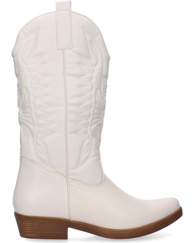 BOTAS ALTAS ESTILO CAMPERAS PUNTOSALAO MUJER TACÓN BAJO VARIOS COLORES