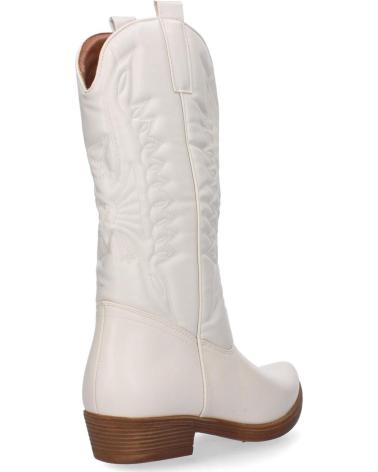 BOTAS ALTAS ESTILO CAMPERAS PUNTOSALAO MUJER TACÓN BAJO VARIOS COLORES