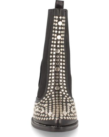 PUNTOSALAO BOTINES CON TACHUELAS NEGRO MUJER 8468 VARIOS COLORES