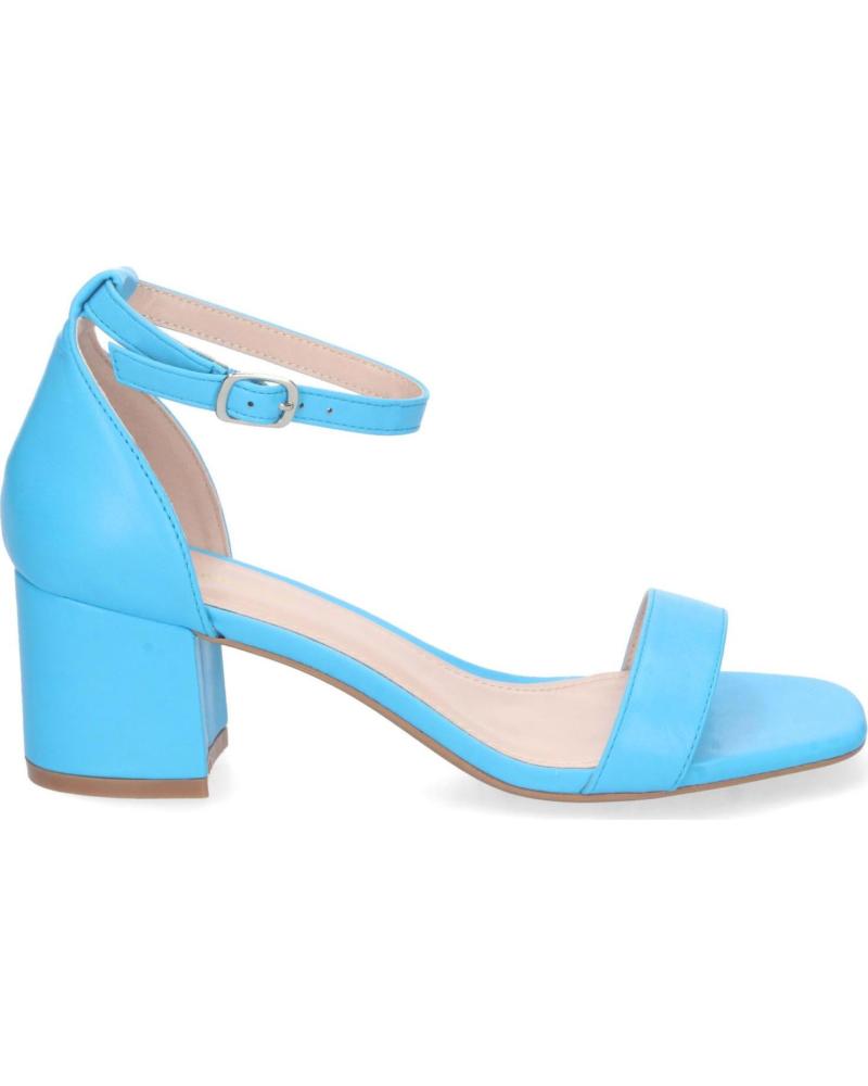 SANDALIAS DE TACÓN BAJO PUNTOSALAO CON HEBILLA PARA MUJER VARIOS COLORES