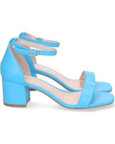 SANDALIAS DE TACÓN BAJO PUNTOSALAO CON HEBILLA PARA MUJER VARIOS COLORES