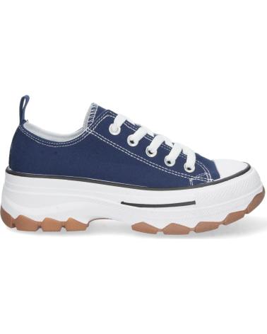 ZAPATILLAS PUNTOSALAO DE LONA ESTILO BAMBAS CON SUELA PLATAFORMA PARA MUJER VARIOS COLORES