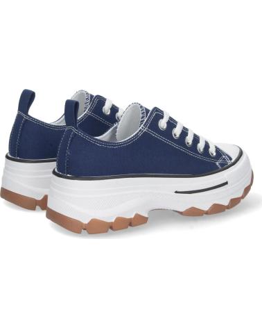 ZAPATILLAS PUNTOSALAO DE LONA ESTILO BAMBAS CON SUELA PLATAFORMA PARA MUJER VARIOS COLORES