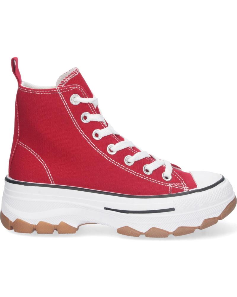 PUNTOSALAO ZAPATILLAS ABOTINADAS DE LONA CON PLATAFORMA PARA MUJER VARIOS COLORES