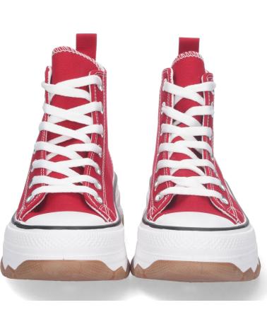 PUNTOSALAO ZAPATILLAS ABOTINADAS DE LONA CON PLATAFORMA PARA MUJER VARIOS COLORES