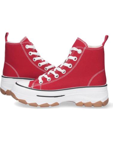 PUNTOSALAO ZAPATILLAS ABOTINADAS DE LONA CON PLATAFORMA PARA MUJER VARIOS COLORES