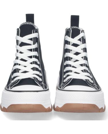 PUNTOSALAO ZAPATILLAS DE LONA ABOTINADAS SUELA PLATAFORMA MUJER COLOR N VARIOS COLORES