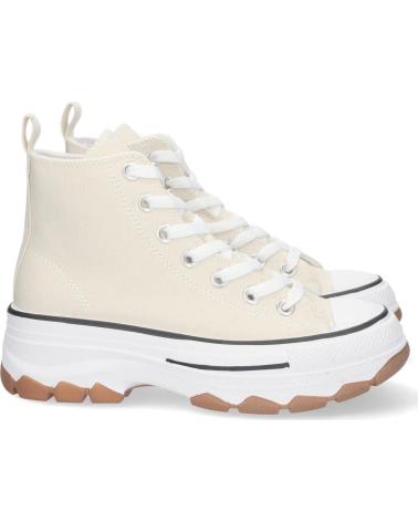 ZAPATILLAS ABOTINADAS DE LONA PUNTOSALAO CON SUELA PLATAFORMA MUJER VARIOS COLORES