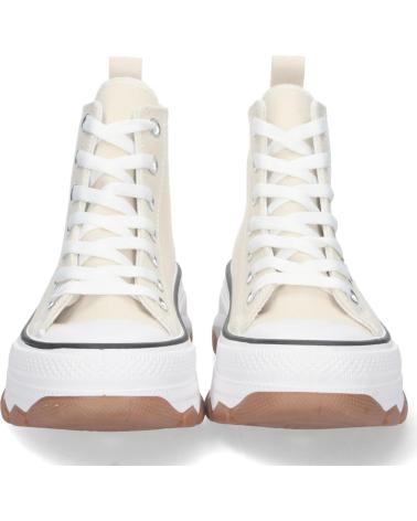 ZAPATILLAS ABOTINADAS DE LONA PUNTOSALAO CON SUELA PLATAFORMA MUJER VARIOS COLORES