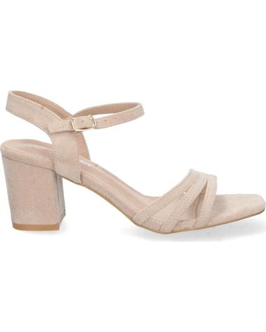 SANDALIAS PUNTOSALAO DE TACÓN BAJO CON PALA DE TIRAS MUJER VARIOS COLORES