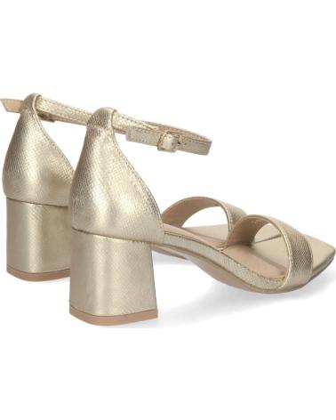 SANDALIAS PUNTOSALAO DORADAS DE TACÓN BLOQUE CON HEBILLA VARIOS COLORES