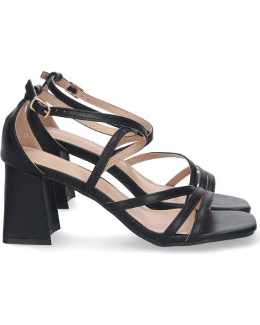 SANDALIAS DE TACÓN PUNTOSALAO PALA CRUZADA MUJER VARIOS COLORES