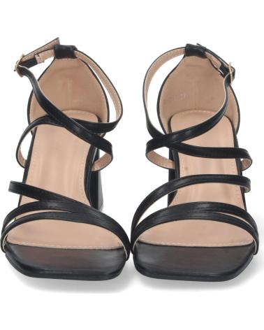 SANDALIAS DE TACÓN PUNTOSALAO PALA CRUZADA MUJER VARIOS COLORES