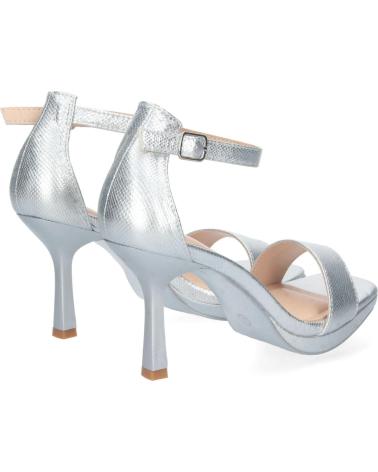 PUNTOSALAO SANDALIAS PLATEADAS DE TACÓN FINO PARA FIESTA VARIOS COLORES