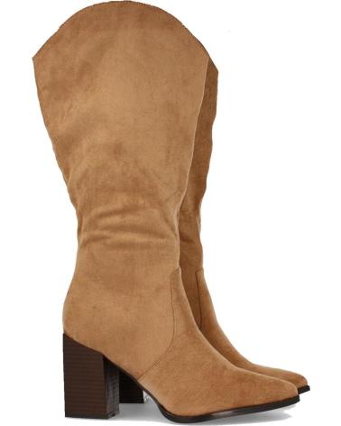 PUNTOSALAO BOTAS COWBOY TACÓN ALTO MUJER CAMEL VARIOS COLORES