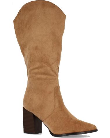 PUNTOSALAO BOTAS COWBOY TACÓN ALTO MUJER CAMEL VARIOS COLORES