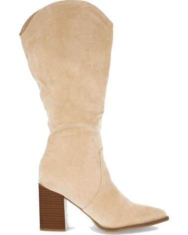 PUNTOSALAO BOTAS COWBOY TACÓN ALTO MUJER BEIGE VARIOS COLORES
