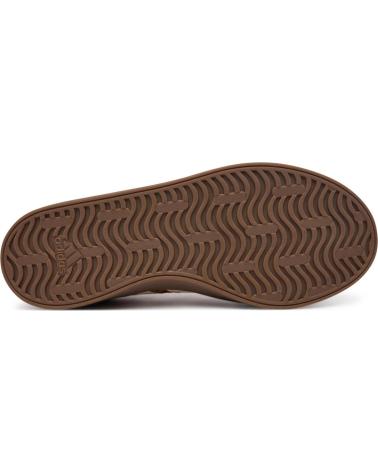 ZAPATILLA CASUAL ADIDAS VL COURT 3.0 KK4668 CON ESTAMPADO DE LEOPARDO MARRóN