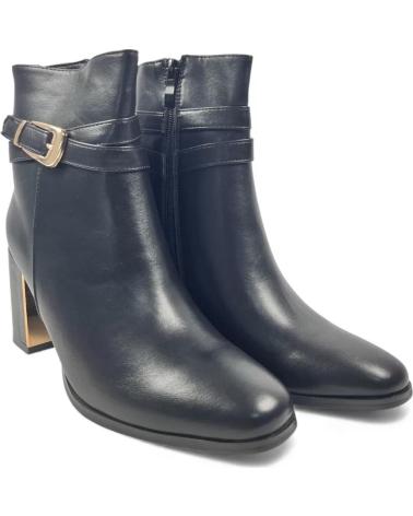 TIMBOS BOTÍN DE TACÓN MUJER NEGRO