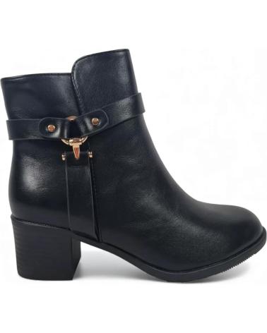 BOTÍN TACÓN TIMBOS 132315 MUJER NEGRO NEGRO