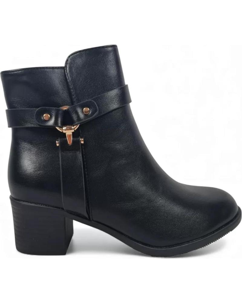 BOTÍN TACÓN TIMBOS 132315 MUJER NEGRO NEGRO