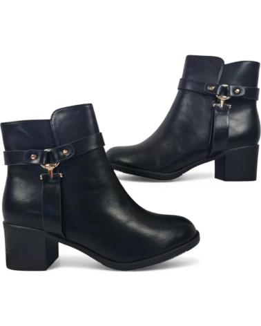 BOTÍN TACÓN TIMBOS 132315 MUJER NEGRO NEGRO