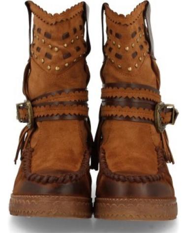 BOTAS DE MUJER SPORT3PUNTO0 MODELO 9706 ESTILO WESTERN CON CUÑA Y FLECOS VARIOS COLORES