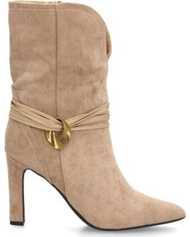 BOTAS DE TACÓN MEDIO SPORT3PUNTO0 S-5537 CON DETALLE DE TIRAS VARIOS COLORES