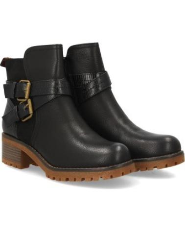 BOTAS DE MUJER SPORT3PUNTO0 F6791 CON HEBILLA Y DETALLES EN CONTRASTE VARIOS COLORES