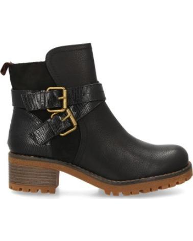 BOTAS DE MUJER SPORT3PUNTO0 F6791 CON HEBILLA Y DETALLES EN CONTRASTE VARIOS COLORES