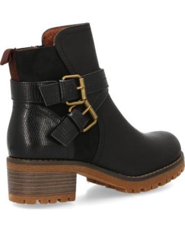 BOTAS DE MUJER SPORT3PUNTO0 F6791 CON HEBILLA Y DETALLES EN CONTRASTE VARIOS COLORES