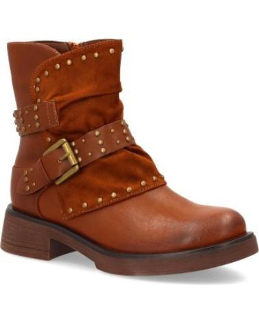 BOTAS DE MUJER SPORT3PUNTO0 4366 CAMEL CON TACHUELAS Y HEBILLA VARIOS COLORES