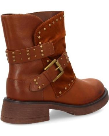 BOTAS DE MUJER SPORT3PUNTO0 4366 CAMEL CON TACHUELAS Y HEBILLA VARIOS COLORES