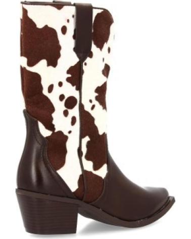 BOTAS COWBOY SPORT3PUNTO0 7693 CON ESTAMPADO DE VACA PARA MUJER VARIOS COLORES