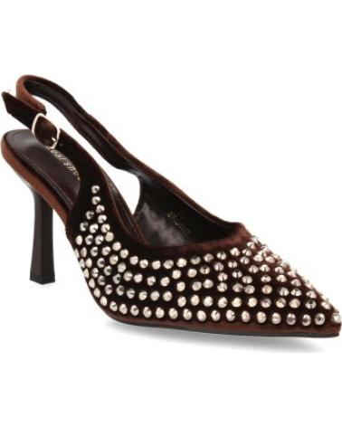 ZAPATOS DE TACÓN DESTALONADOS SPORT3PUNTO0 MODELO 9729 CON PEDRERÍA VARIOS COLORES