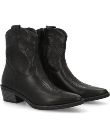 BOTAS COWBOY MUJER SPORT3PUNTO0 YY-113 PIEL NEGRA VARIOS COLORES