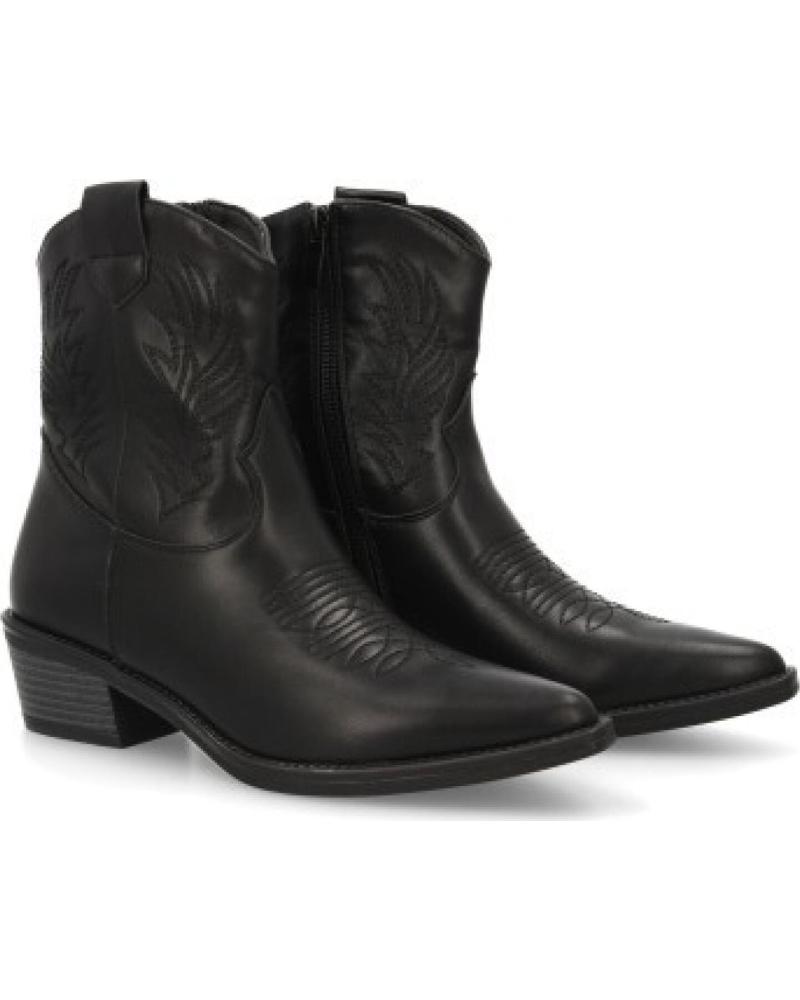 BOTAS COWBOY MUJER SPORT3PUNTO0 YY-113 PIEL NEGRA VARIOS COLORES