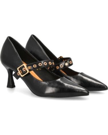 SPORT3PUNTO0 YK530 ZAPATOS DE TACÓN NEGROS PARA MUJER CON TACHUELAS VARIOS COLORES