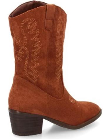 SPORT3PUNTO0 YG866 BOTAS DE ANTE MARRONES ESTILO COWBOY PARA MUJER VARIOS COLORES