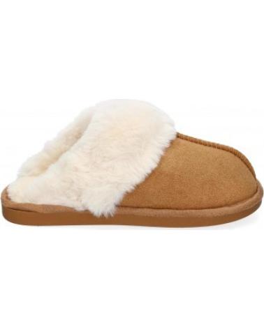 WOMEN'S SLIPPER SPORT3PUNTO0 I7263 CAMEL LINED VARIOS COLORES