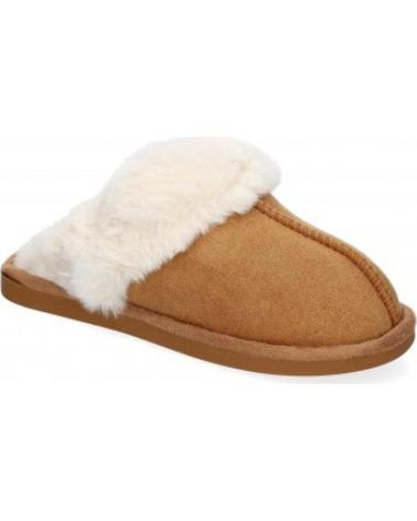 WOMEN'S SLIPPER SPORT3PUNTO0 I7263 CAMEL LINED VARIOS COLORES