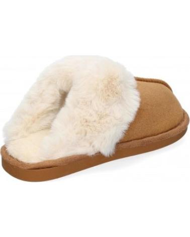 WOMEN'S SLIPPER SPORT3PUNTO0 I7263 CAMEL LINED VARIOS COLORES