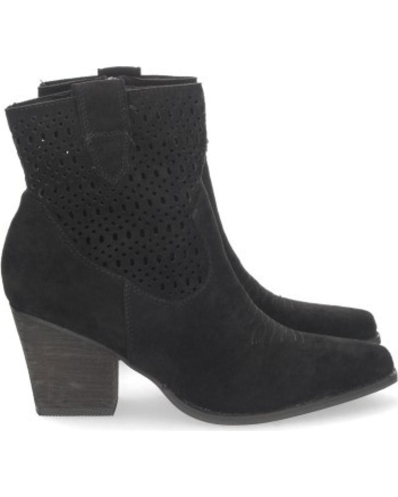 BOTAS COWBOY SPORT3PUNTO0 CON PERFORACIONES NEGRAS TACÓN BLOQUE VARIOS COLORES