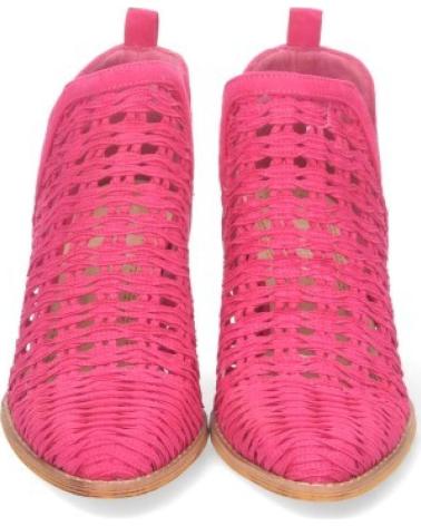 BOTAS TOBILLERAS SPORT3PUNTO0 YZ21-71 CON CORTE LÁSER Y TACÓN MADERA PARA MUJER VARIOS COLORES